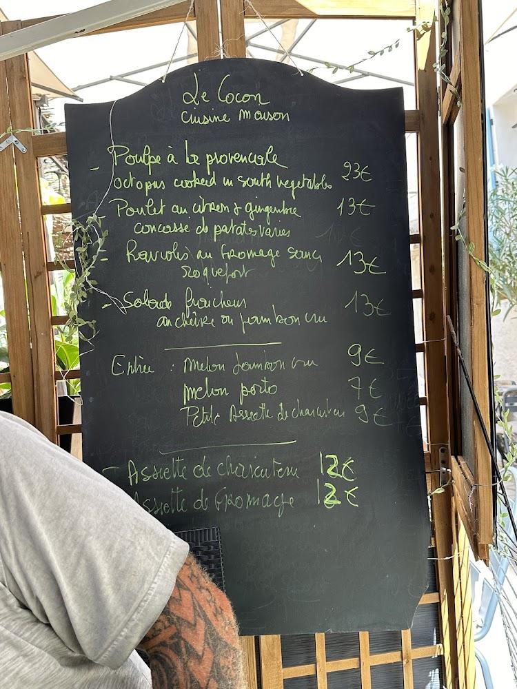 Le Cocon - Menu Image 1